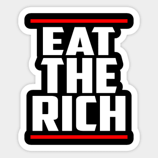 UAW eat the rich Sticker